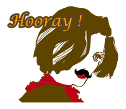 Beard maiden "I'll say straight !" sticker #6129695