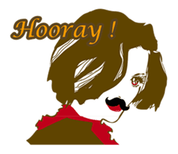 Beard maiden "I'll say straight !" sticker #6129695