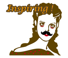 Beard maiden "I'll say straight !" sticker #6129696