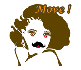 Beard maiden "I'll say straight !" sticker #6129697