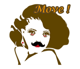 Beard maiden "I'll say straight !" sticker #6129697