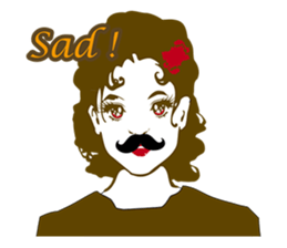 Beard maiden "I'll say straight !" sticker #6129705