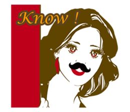 Beard maiden "I'll say straight !" sticker #6129706