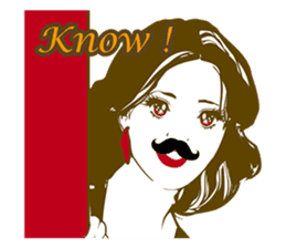 Beard maiden "I'll say straight !" sticker #6129706