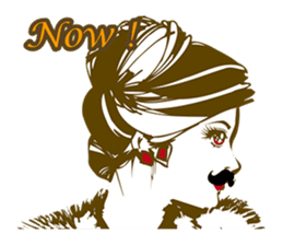 Beard maiden "I'll say straight !" sticker #6129707