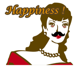 Beard maiden "I'll say straight !" sticker #6129709