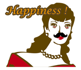 Beard maiden "I'll say straight !" sticker #6129709