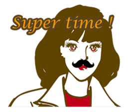 Beard maiden "I'll say straight !" sticker #6129710