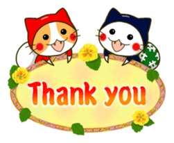 Thief cat and Santa cat sticker #6129992