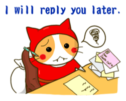 Thief cat and Santa cat sticker #6129998