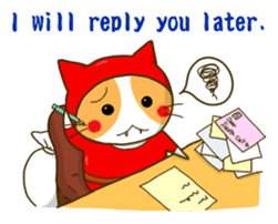 Thief cat and Santa cat sticker #6129998