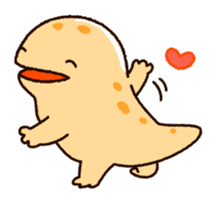 Cute giant salamander sticker #6130271
