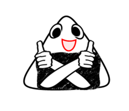 Delicious too much onigiri sticker #6130633
