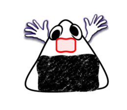 Delicious too much onigiri sticker #6130635
