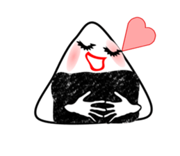 Delicious too much onigiri sticker #6130642