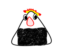 Delicious too much onigiri sticker #6130646