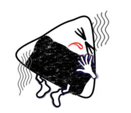 Delicious too much onigiri sticker #6130654