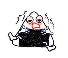 Delicious too much onigiri sticker #6130655