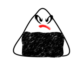 Delicious too much onigiri sticker #6130658