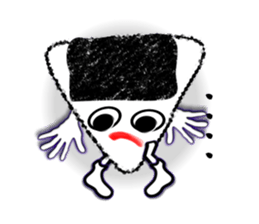Delicious too much onigiri sticker #6130660