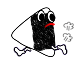 Delicious too much onigiri sticker #6130661
