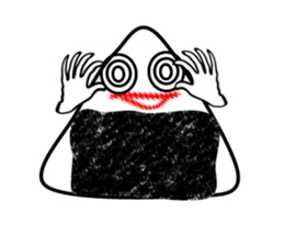 Delicious too much onigiri sticker #6130666