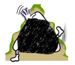 Delicious too much onigiri sticker #6130669