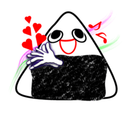 Delicious too much onigiri sticker #6130670