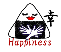 Delicious too much onigiri sticker #6130671