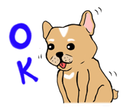 Somboon Happy French Bulldog sticker #6130674