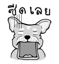 Somboon Happy French Bulldog sticker #6130702