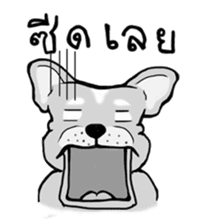 Somboon Happy French Bulldog sticker #6130702