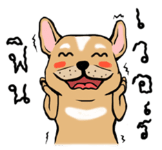 Somboon Happy French Bulldog sticker #6130707