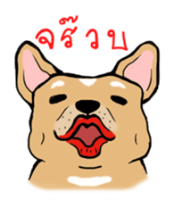 Somboon Happy French Bulldog sticker #6130711