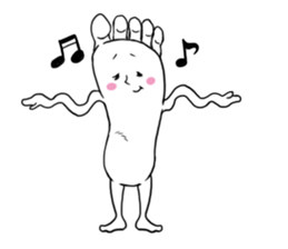 Japanese foot sticker #6130714