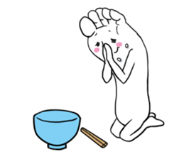 Japanese foot sticker #6130734