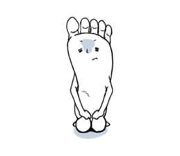 Japanese foot sticker #6130749