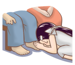 Mary : The White Girl sticker #6130830