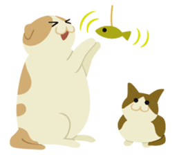 Chiffon and Marron sticker #6131005