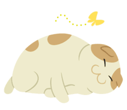 Chiffon and Marron sticker #6131006