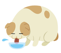 Chiffon and Marron sticker #6131013