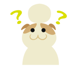 Chiffon and Marron sticker #6131018