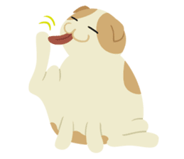 Chiffon and Marron sticker #6131021