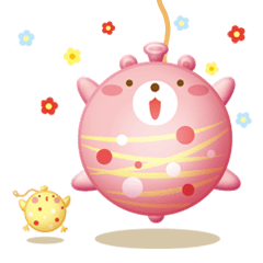 Mr. bear is a water balloon.