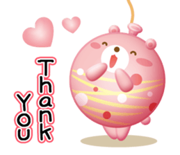 Mr. bear is a water balloon. sticker #6131037