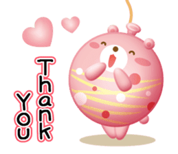 Mr. bear is a water balloon. sticker #6131037