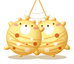 Mr. bear is a water balloon. sticker #6131048