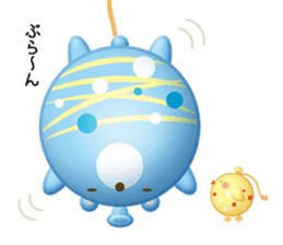 Mr. bear is a water balloon. sticker #6131050