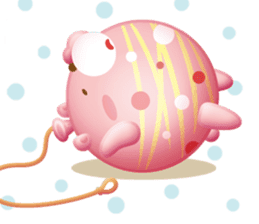 Mr. bear is a water balloon. sticker #6131057