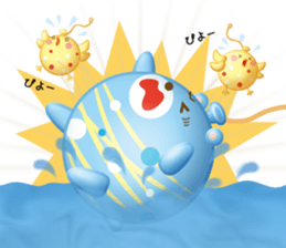 Mr. bear is a water balloon. sticker #6131065